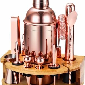 NEW Cocktail Shaker Set - In Box (Rose Gold)